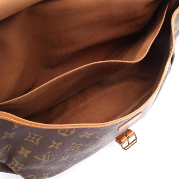 LOUIS VUITTON Brown Monogram Leather Shoulder Bag - Picture 3 of 13